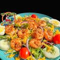 Flame Grilled Garlic Habanero Shrimp Salad